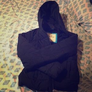 Navy Blue Hollister Jacket